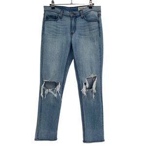 ‎Pistola Straight Leg Distressed Busted Knee Jeans Lightwash Size 27